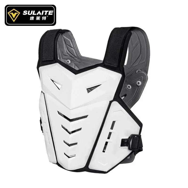 Motorcycle White Motocross Off-Road Chest Dirt Back Body Armor Motocross Bike Vest Moto Jacket Protective Gear Protector