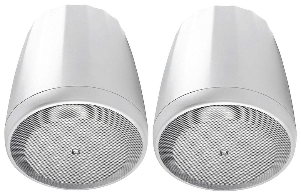 Pendant+8 4 Black White Restaurant/Bar/Cafe Amp+4 JBL Slim Speakers 6-Zone Wall