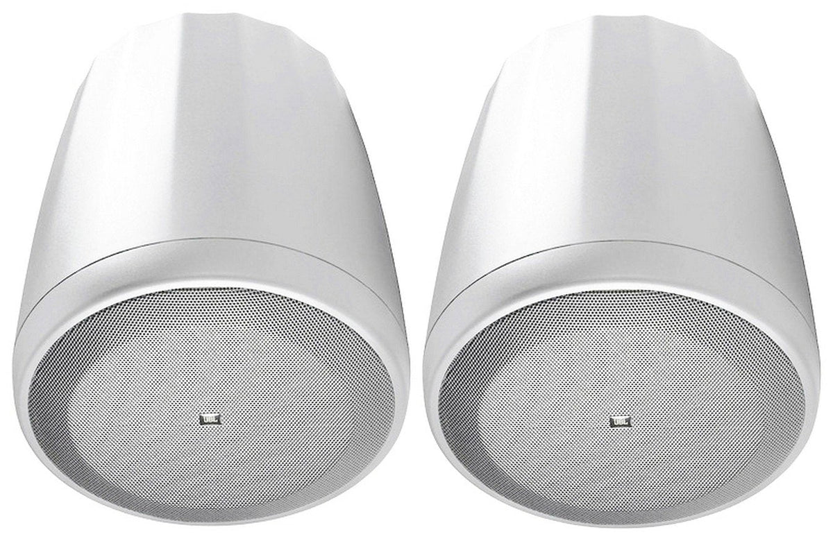 Pendant+8 4 Black White Restaurant/Bar/Cafe Amp+4 JBL Slim Speakers 6-Zone Wall