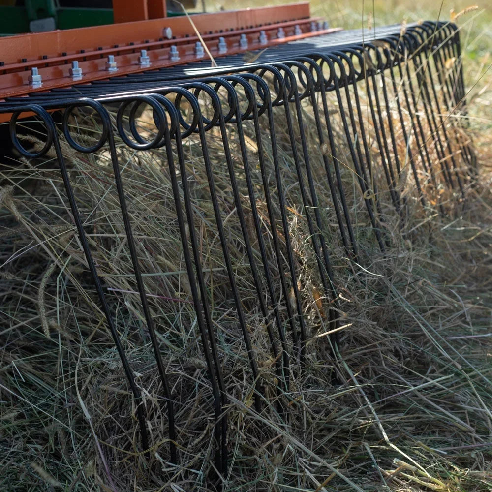 Rake, 1 Landscape Rake Attachments FT 5 Drag-Behind 3 Tines, Pine Straw Spring Needle Category Coil Point Tractors, Titan