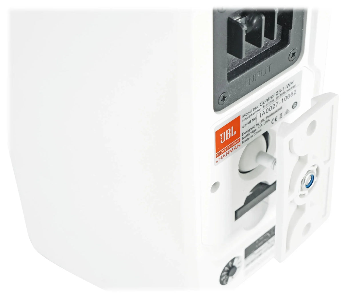 Speakers 23-1 Commercial White JBL Wall 3" 70v Control (10) Indoor/Outdoor + Amp
