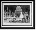 fountain x Historic 17-7/8" electrical court 21-7/8" at the Framed Charles Graham., illumination administration the building.drawn Exposition. grand night. and by of Print, Columbian MacMonnies's