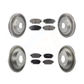 '- And Front Kit Rotors Mazda Pads Auto For Transit Brake CX-3 Coated Semi-Metallic AWD 2019-2021 KGF-101816 Rear Disc