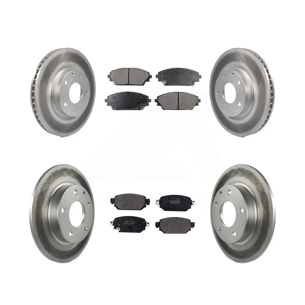 '- And Front Kit Rotors Mazda Pads Auto For Transit Brake CX-3 Coated Semi-Metallic AWD 2019-2021 KGF-101816 Rear Disc