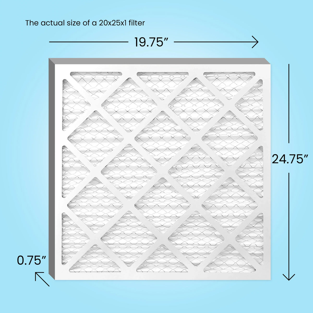 Filters, Furnace Filter, 6-Pack AC 1000, Filter, Simply Air MERV MPR 20x25x1 11, Air