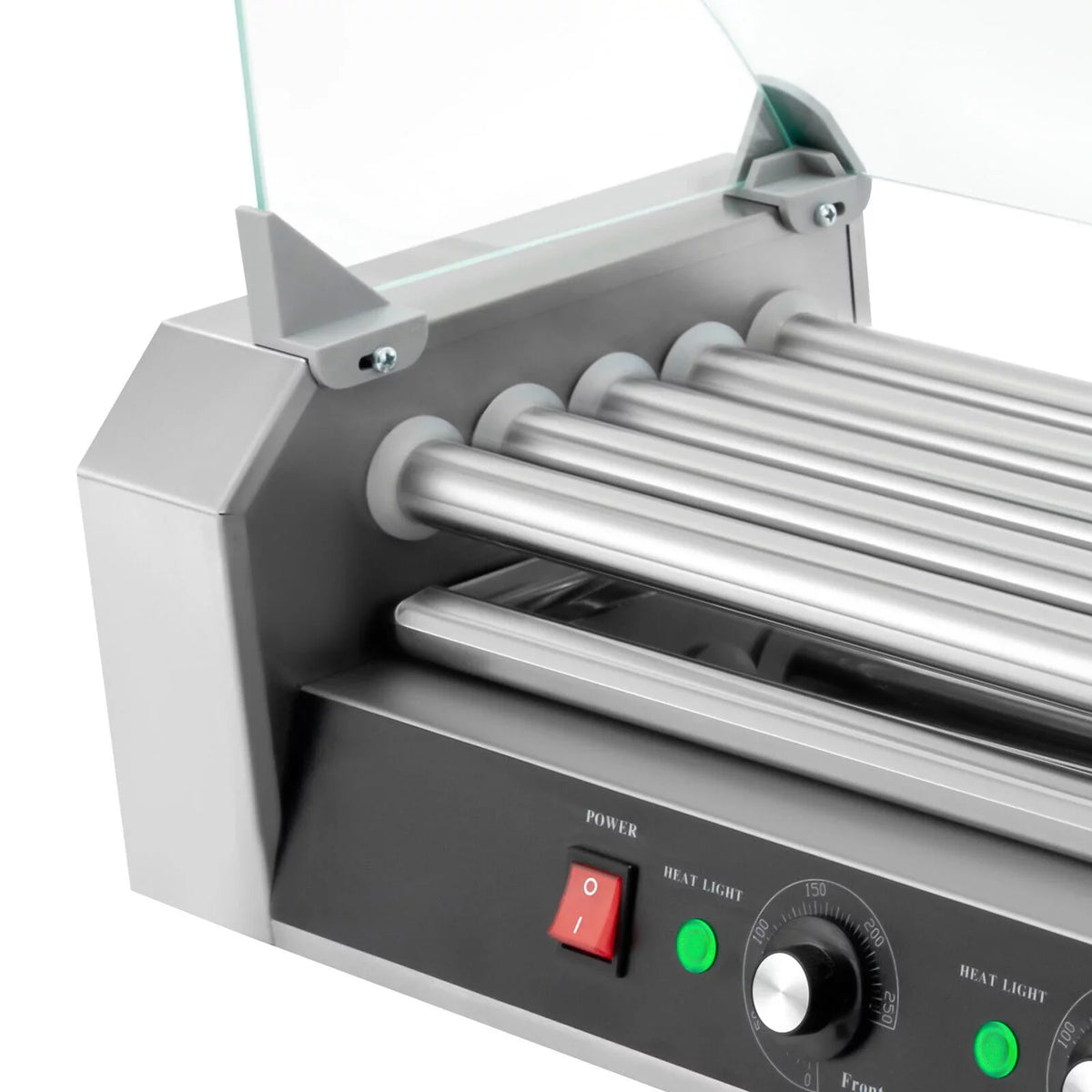 Rollers Stainless Dog 0-250℃ Machine Grilling W/5 110V 12-Hot Set DENEST Sausage Holds