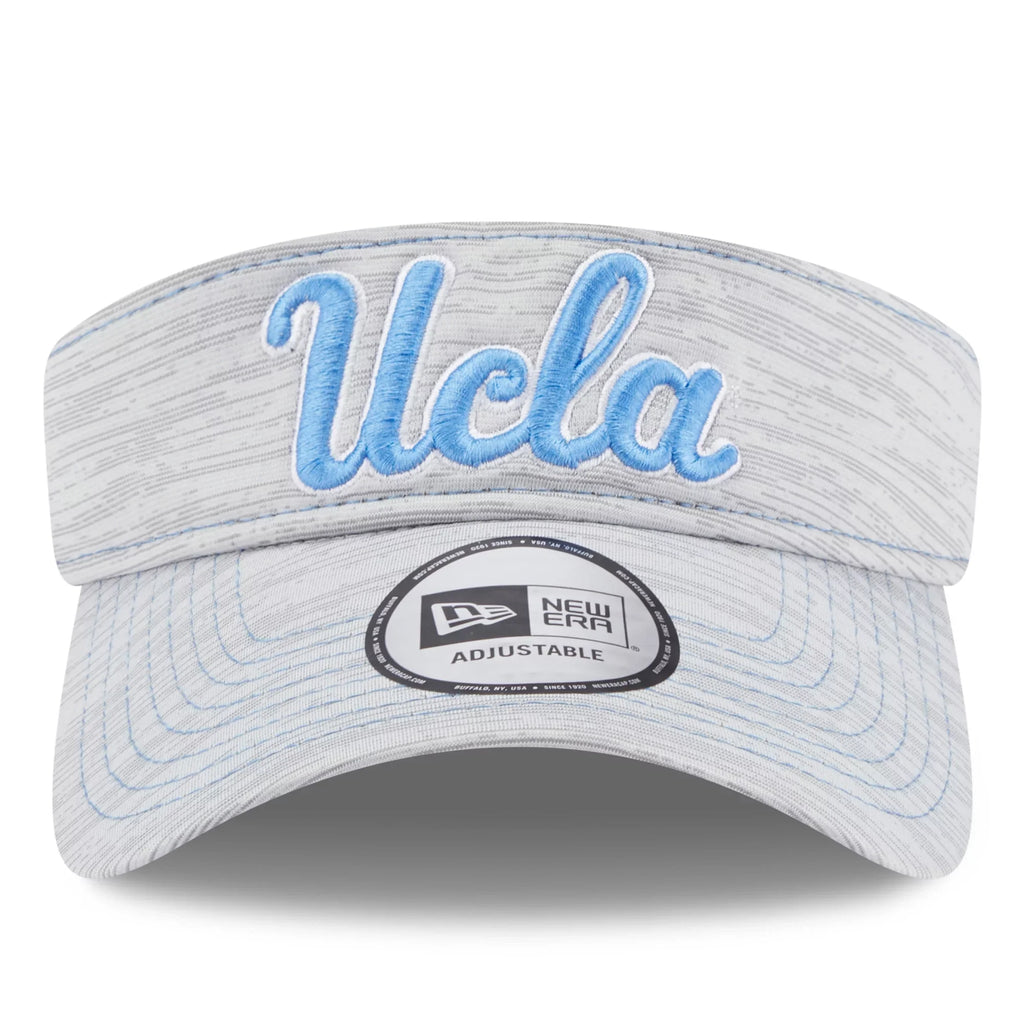 Men's - Logo Adjustable New Era Visor Bruins Gray OSFA UCLA