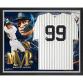 Authentic Jersey White Yankees York Collage MVP AL Autographed Judge Nike 2022 Aaron New Framed