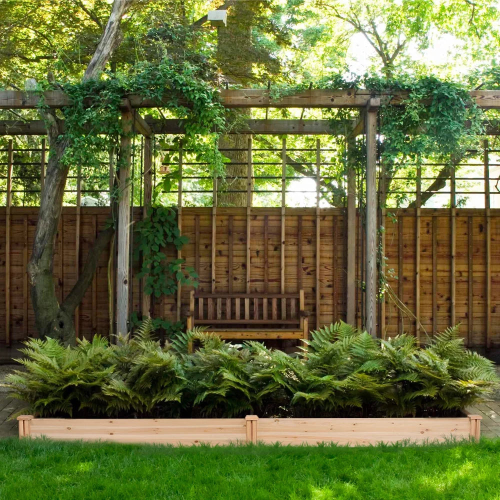 Garden Patio Greenhouse Bed Wooden Raised Design for Planter Yard Alden Box