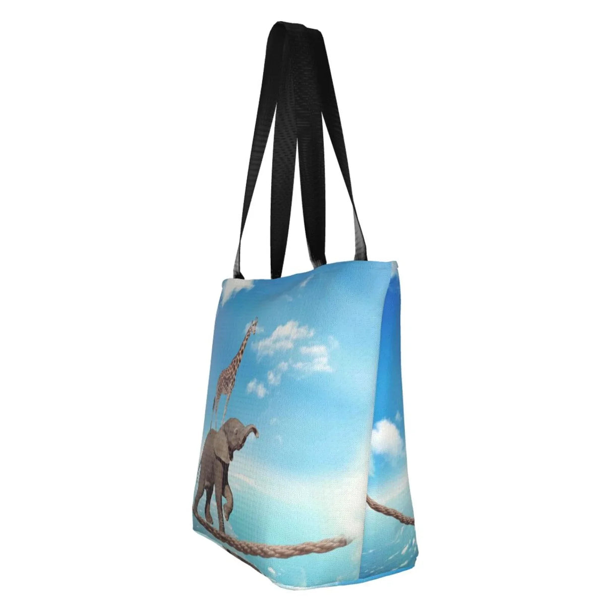 High Shopping Fear Bag,Shoulder On Lukts Tote Bag Walking Rope Elephant Women'S Overcomes Handbags By Capacity Bag Giraffe Large Hobos