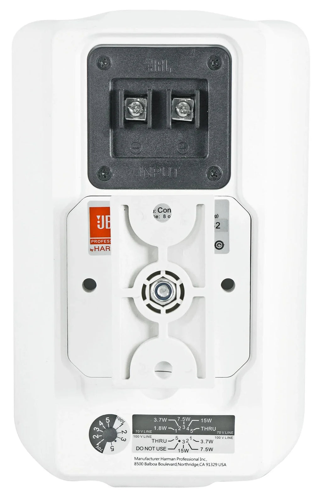 Speakers 23-1 Commercial White JBL Wall 3" 70v Control (10) Indoor/Outdoor + Amp