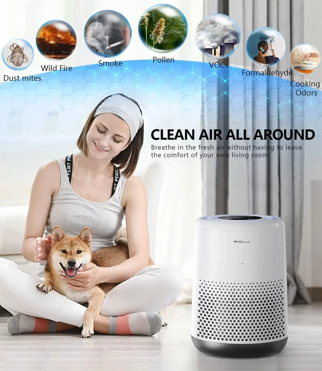 with Air White, Purifier Dander True WeGuard to Wildfire HEPA K300 Filter sq Coverage 0.1 430 Pet Smoke, for Dust, Removal H13 Odors, 1-Pack ft Pollen, Allergens, Microns | |