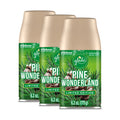 Pine Refill, Automatic Glade Home Wonderland, Bathroom, Count for Freshener 6.2 and Oz, Air 3 Spray
