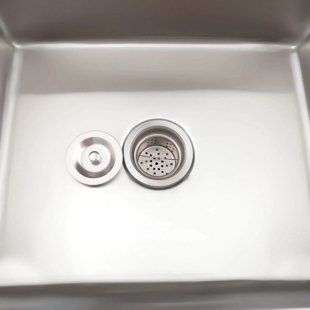 Utility Stainless Kitchen 36.7in Drainboard for 23.6* Use 39.3* Commercial Sink Home and Sink Steel