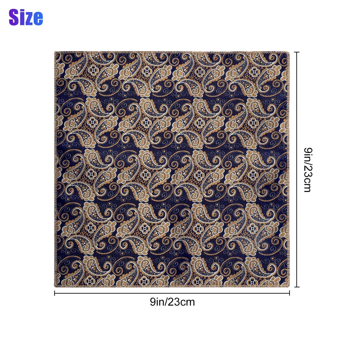 Wedding Silk Handkerchief Dot Square Party Hanky Men Floral Pocket Fashion 8PCS