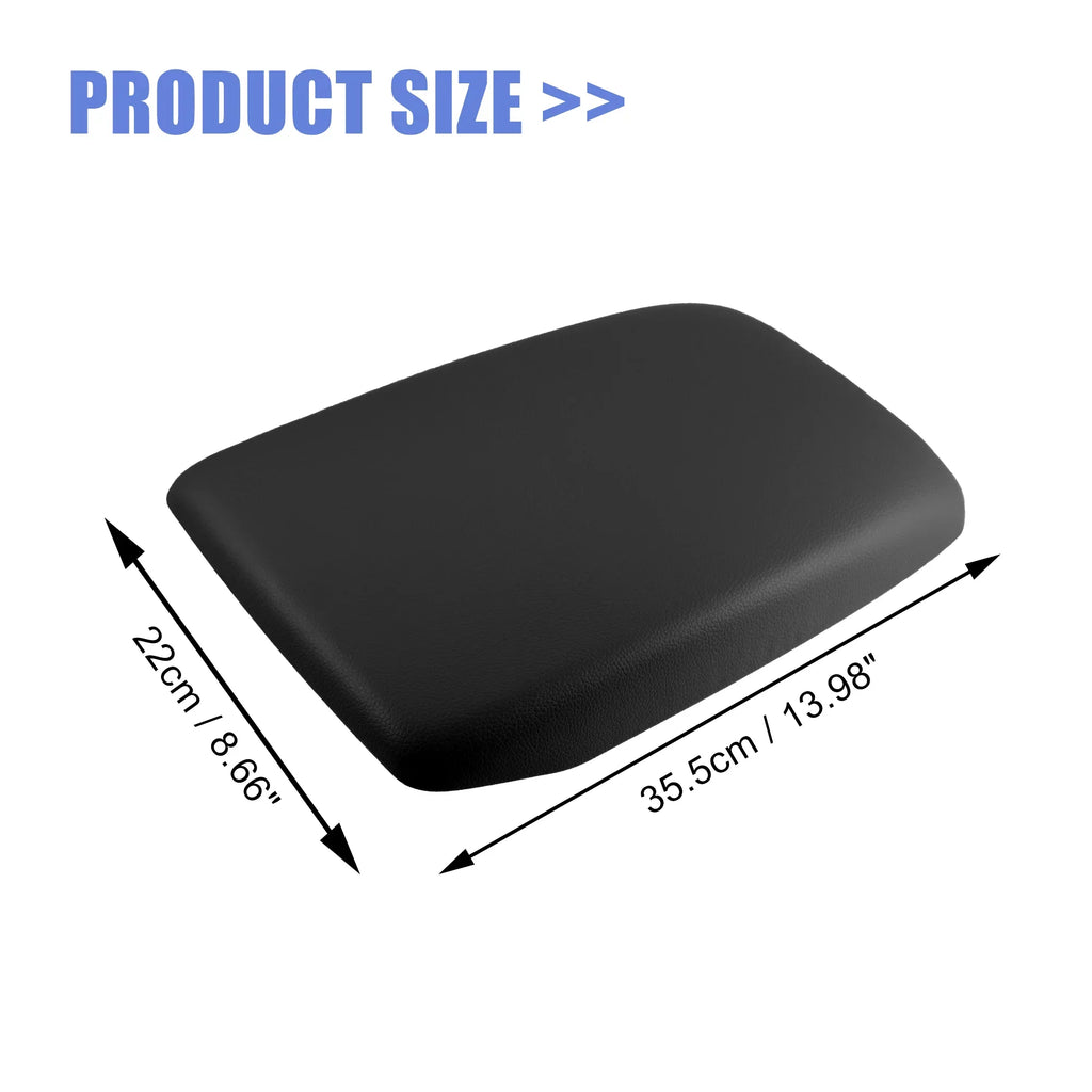 Car for Box Black Seat Highlander Cover Protector 2009-2014 Center Armrest Console Toyota Faux Leather