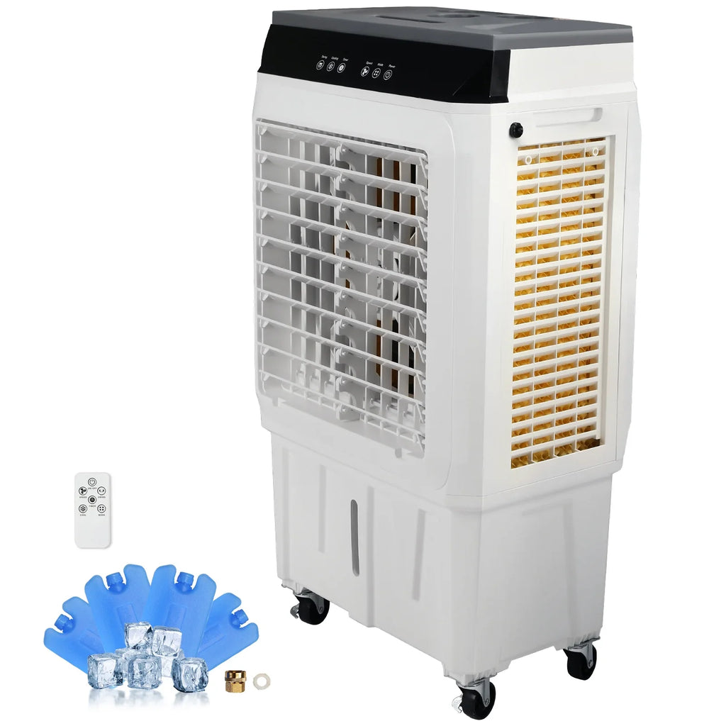 Evaporative Air CFM 12h Cooler Humidifier SKYSHALO Cooler Gal 7 Timer 2100 3-in-1 Swamp