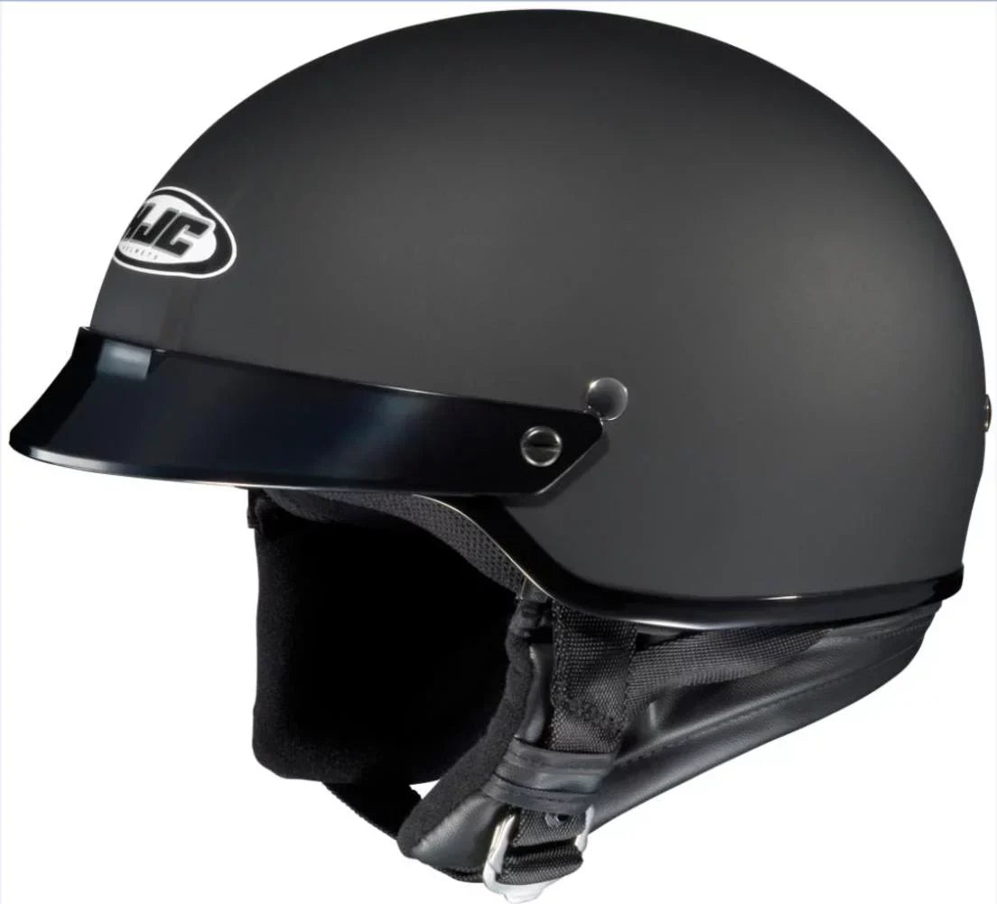 Black) HJC (Large, Helmet Flat Solid CS-2N