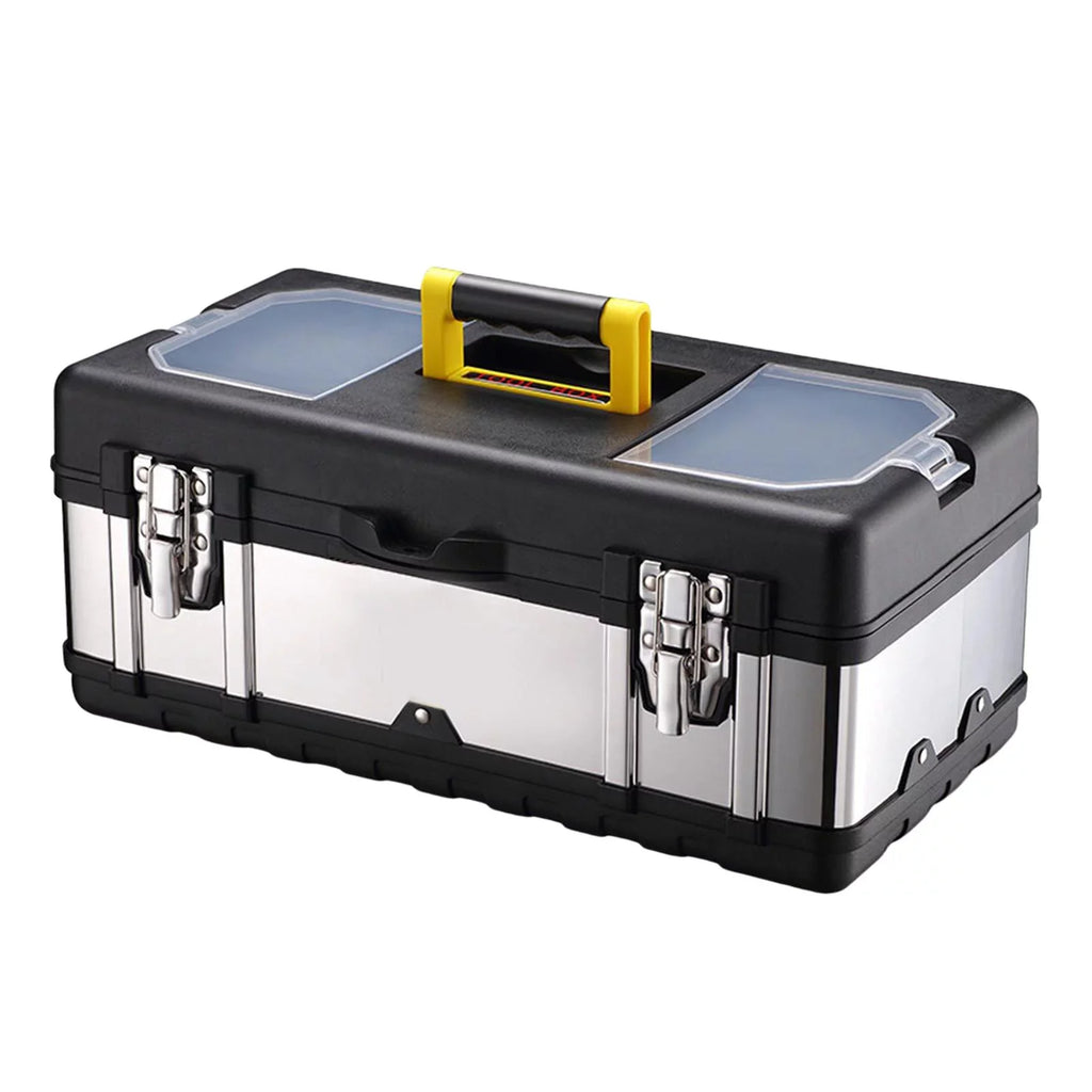 Tools Storage Trunks Case 17inch Toolbox for Repair Case Carry Lockable Car Plumber