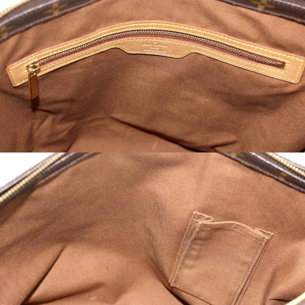M51151 Handbag VUITTON Tote Pre-Owned Monogram (Good) Louis LOU Bag Meso Vuitton Hippo