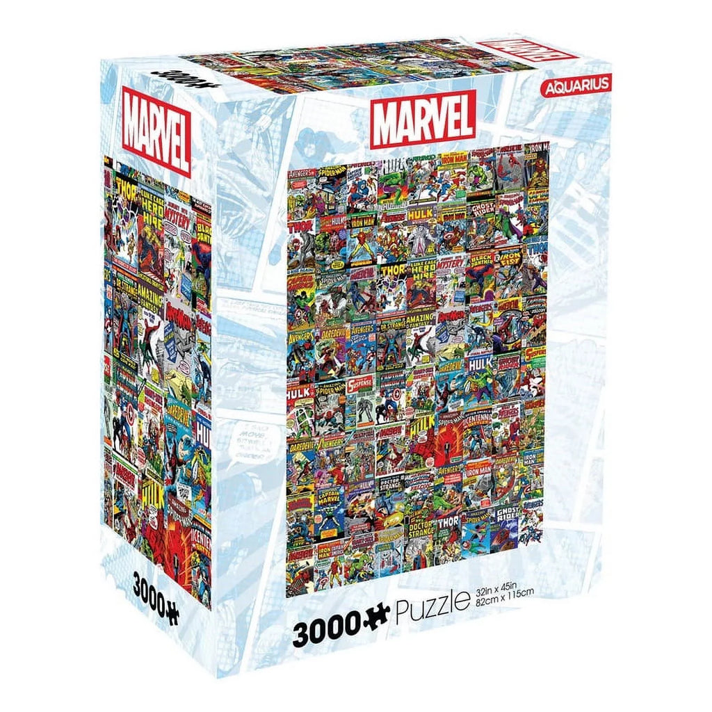 | Exclusive Covers 3000-Piece Puzzle Jigsaw Comics Toynk Superheroes Marvel
