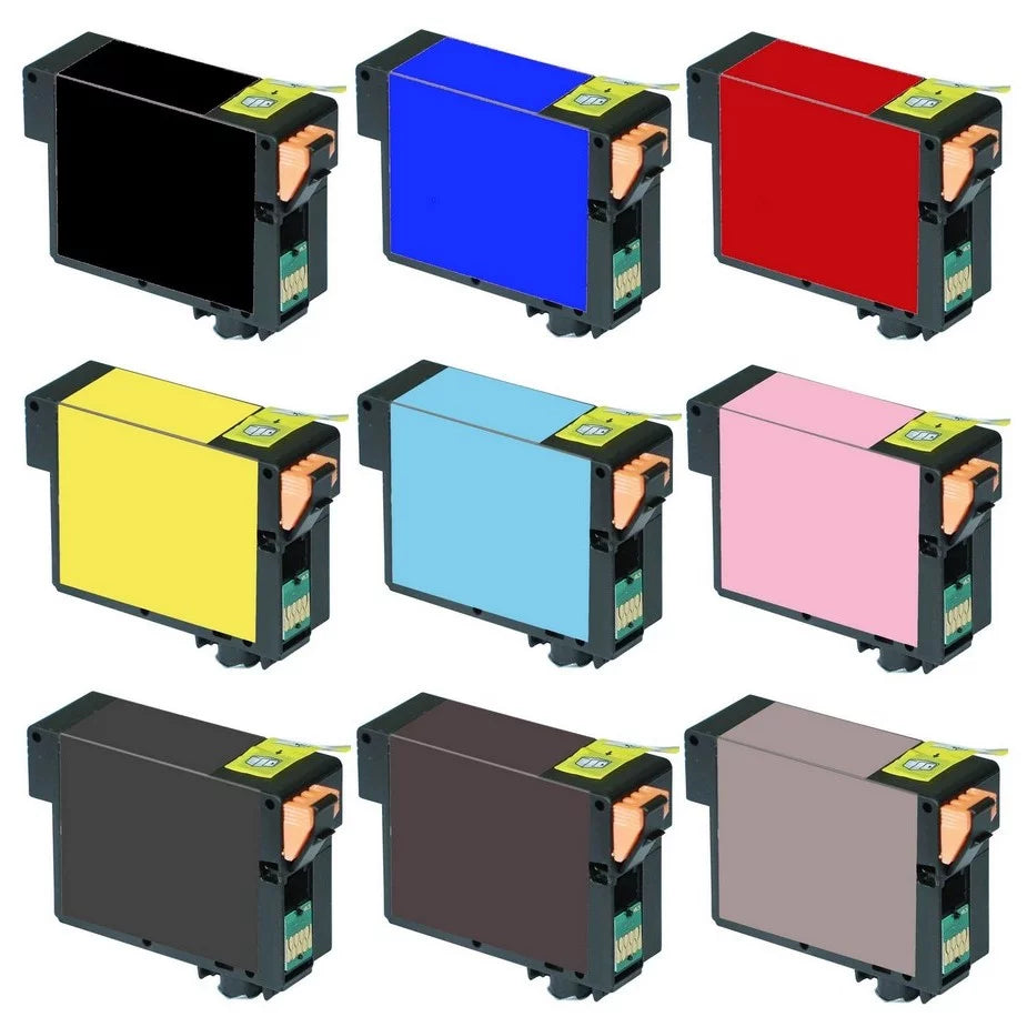 (NO. (PBK/C/M/Y/LC/LM/LBK/MBK/LLBK) Inkjet Combo PrinterDash 157) (C13T157CMYLCLMPLMBLLBK-US) R3000 Replacement for Pack Stylus Photo