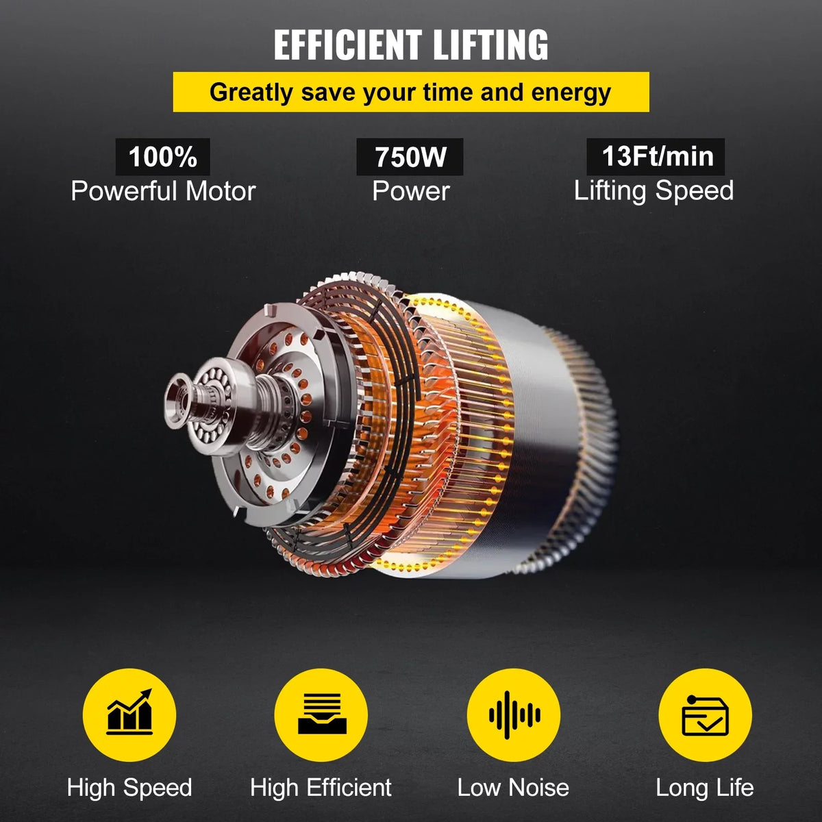 2200LBS/10FT Ton for Phase 1 Pendant Hook, with Chain Hoist Electric Double Height Agriculture Lift Chain Mount Factories VEVOR with G80, Chain Logistics, 110V Single Electrical and Control Hoist,