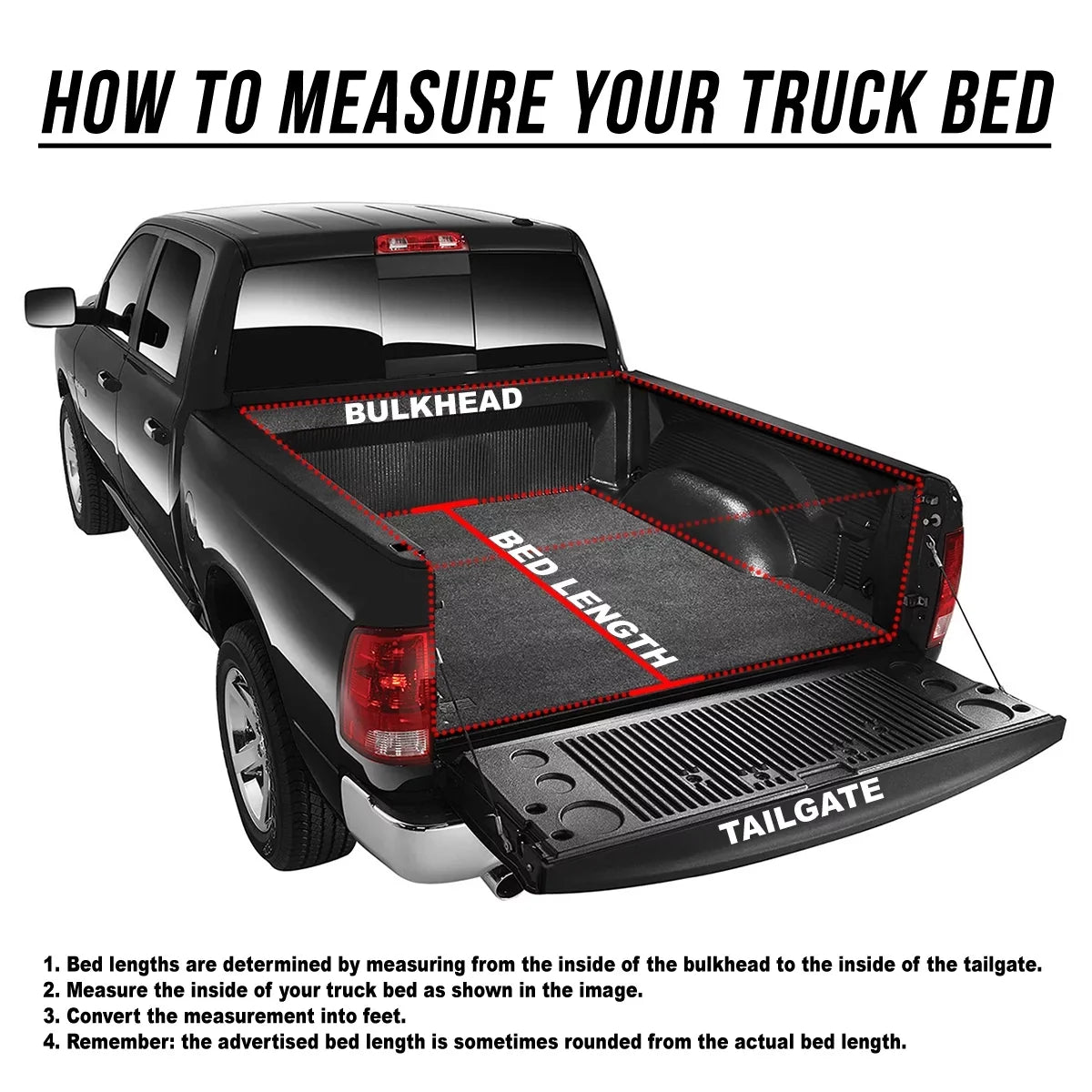 2019 6' TTC-TRISOFT-060 Top Trunk 18 Motoring Bed 2016 Toyota Cover Tonneau Fleetside to for Adjustable Soft Tacoma 17 DNA Tri-Fold