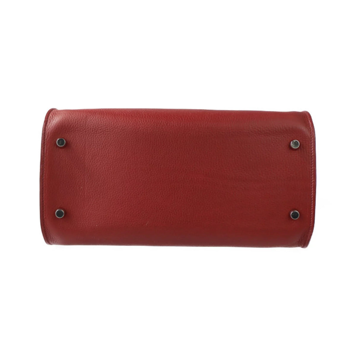 □E Museau stamp Ash (Good) Rouge Taurillon Shoulder bag HERMES Tote Hermes Pre-Owned Clemence