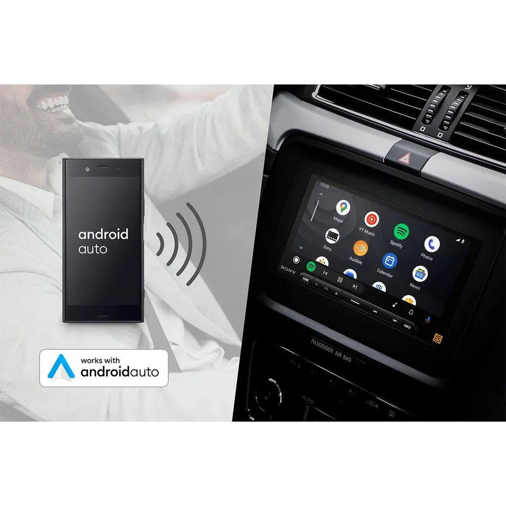 Android Auto 6.75" ES Apple Receiver Sony Wireless Mobile High-Resolution Mobile XAV-9000ES and CarPlay Media with