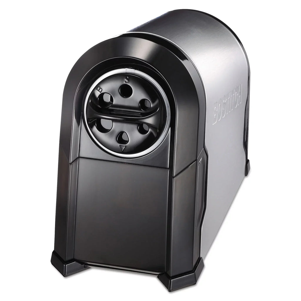 Bostitch 9", Glow Pencil 10.63" X 6.13" Stanley Super Commercial Black/silver Sharpener, Pro Electric X Ac-powered,