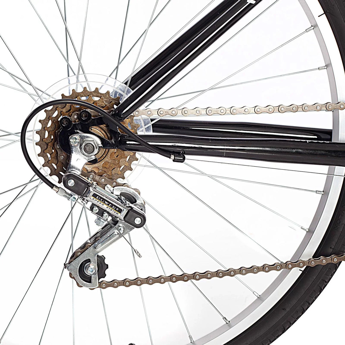 Purple Wildcat Bike, Black Titan Women's and 18-Speed Mountain