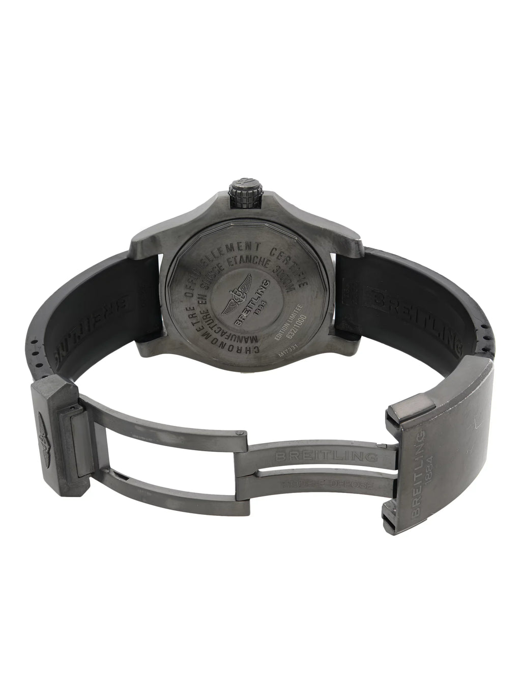 Steel Watch Avenger M17331E2/I530-153S Mens Seawolf II Black Breitling Automatic