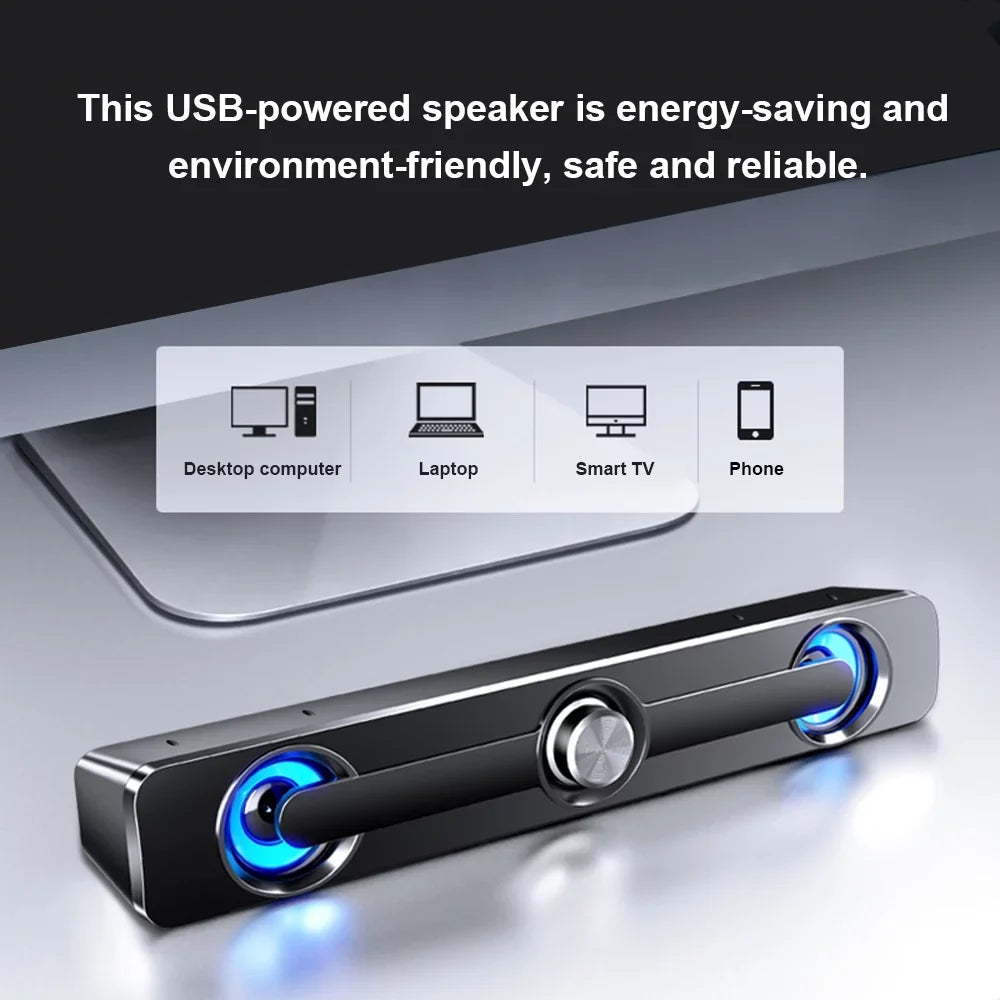 Wired Subwoofer Phone Stereo MP3 Equipment Speaker, Surround Audio Powerful for Home Audio Theater-Like PC Computer Laptop Radirus V-111 Bar Sound Speaker, MP4, Quality for Tablet USB Bass Box