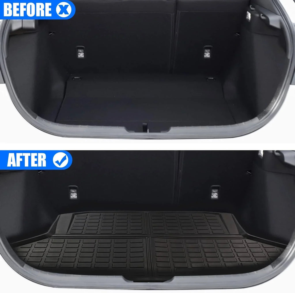 Tray 2023 2022-2024 Honda All fit Cargo Liner Trunk Cover , 2022 Black Honda Mat Civic Weather Floor for Trunk 2024 Accessory Civic Cargo Rear Rear