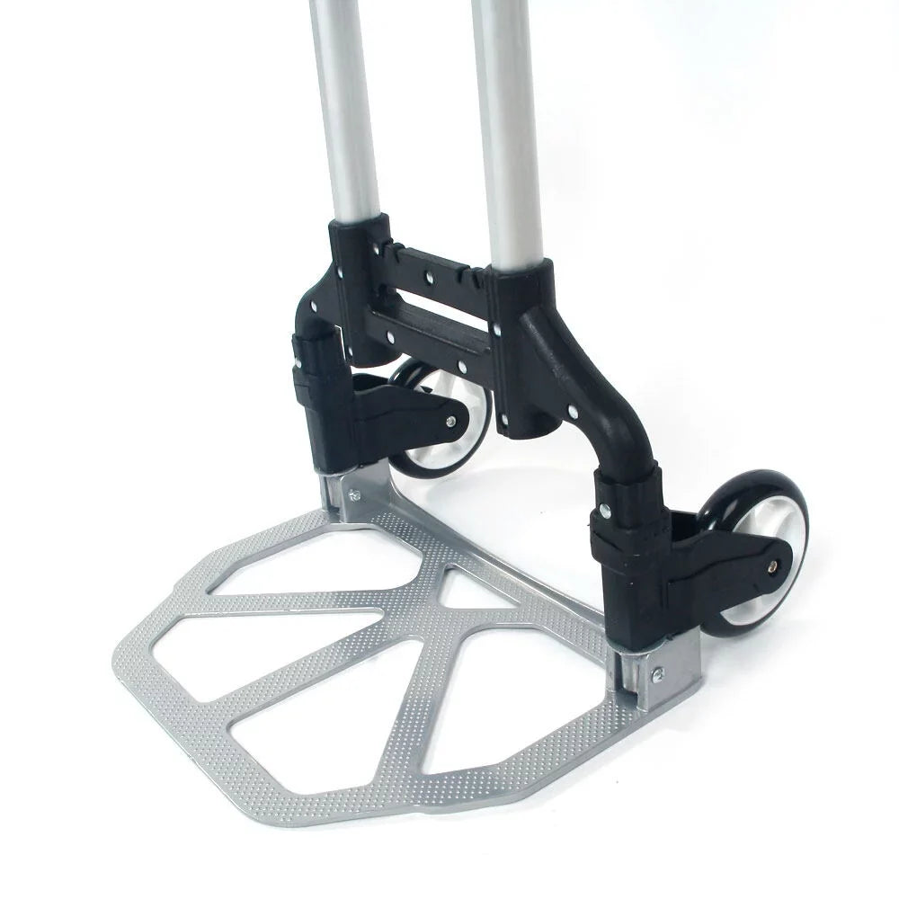 Foldable GoDecor Trolley, Telescopic for Rod, with Black Portable Luggage, Carry