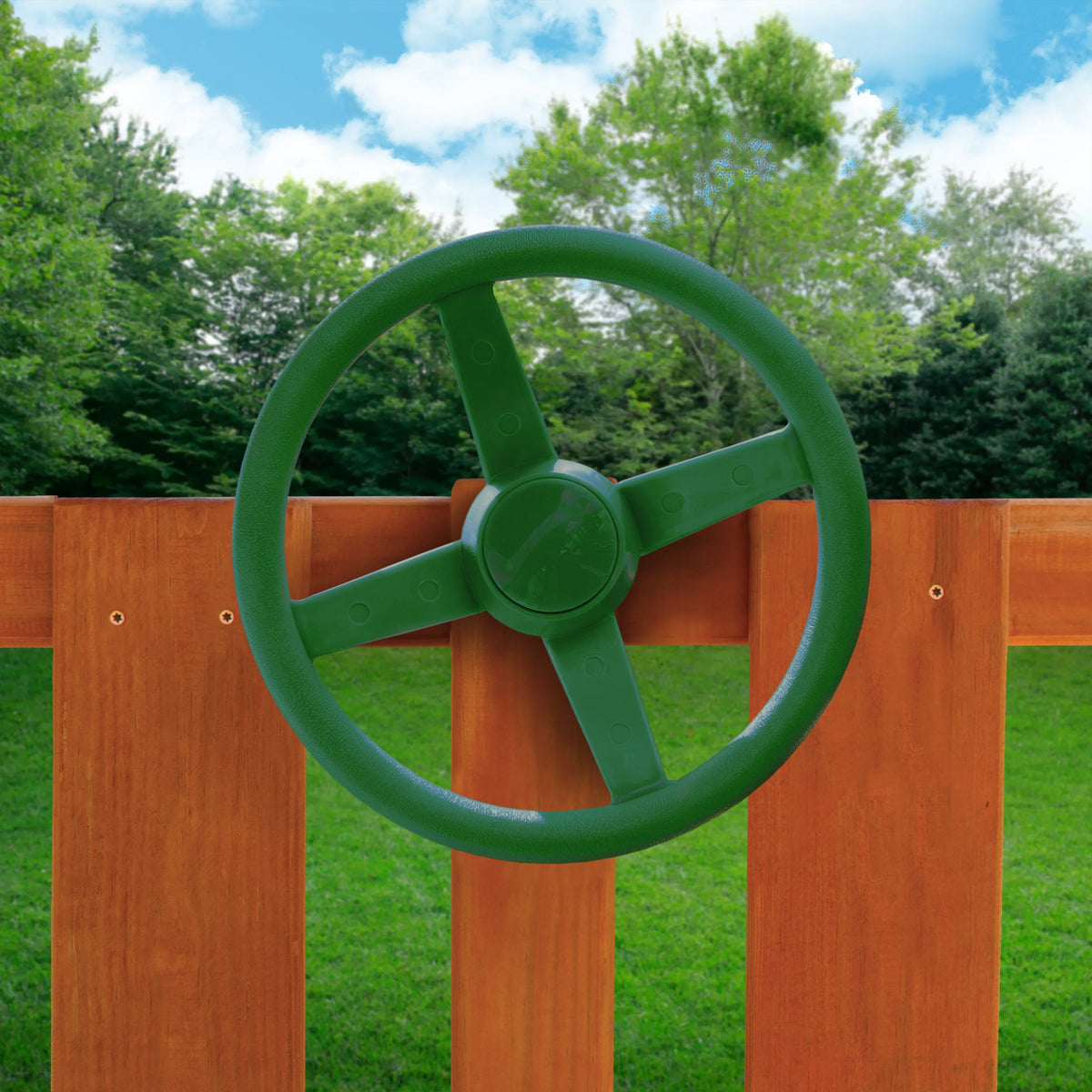Wooden Bars, Vinyl and Playsets Set Wall Green Navigator Swing Monkey with Rock Climbing Gorilla Canopy,