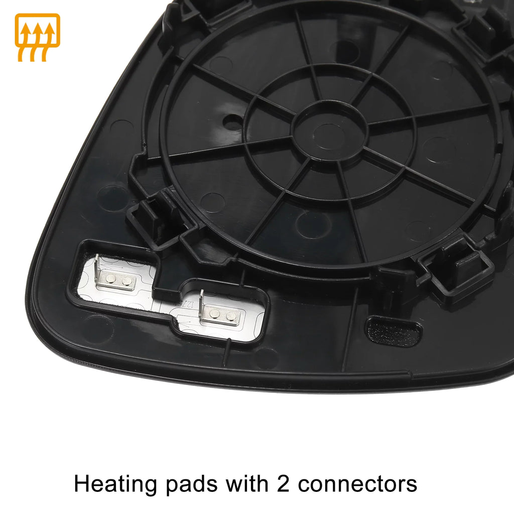 with Plate Backing Mirror Glass Vehicle Rearview 2020 2021 Heated Nissan for Replacement Left Car Side Sentra Driver