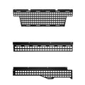 TACOMA, CAB/SR/SR5 TOYOTA 19-21 Fits Fits 2022 DOUBLE TACOMA Tacoma 195303 Molle select: Panel Putco 2019-2021 TOYOTA