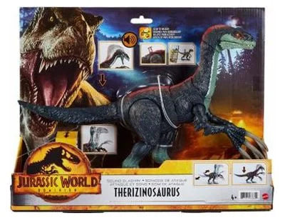 World Slashin Figure Dinosaur Dominion Jurassic Sound Therizinosaurus Toy