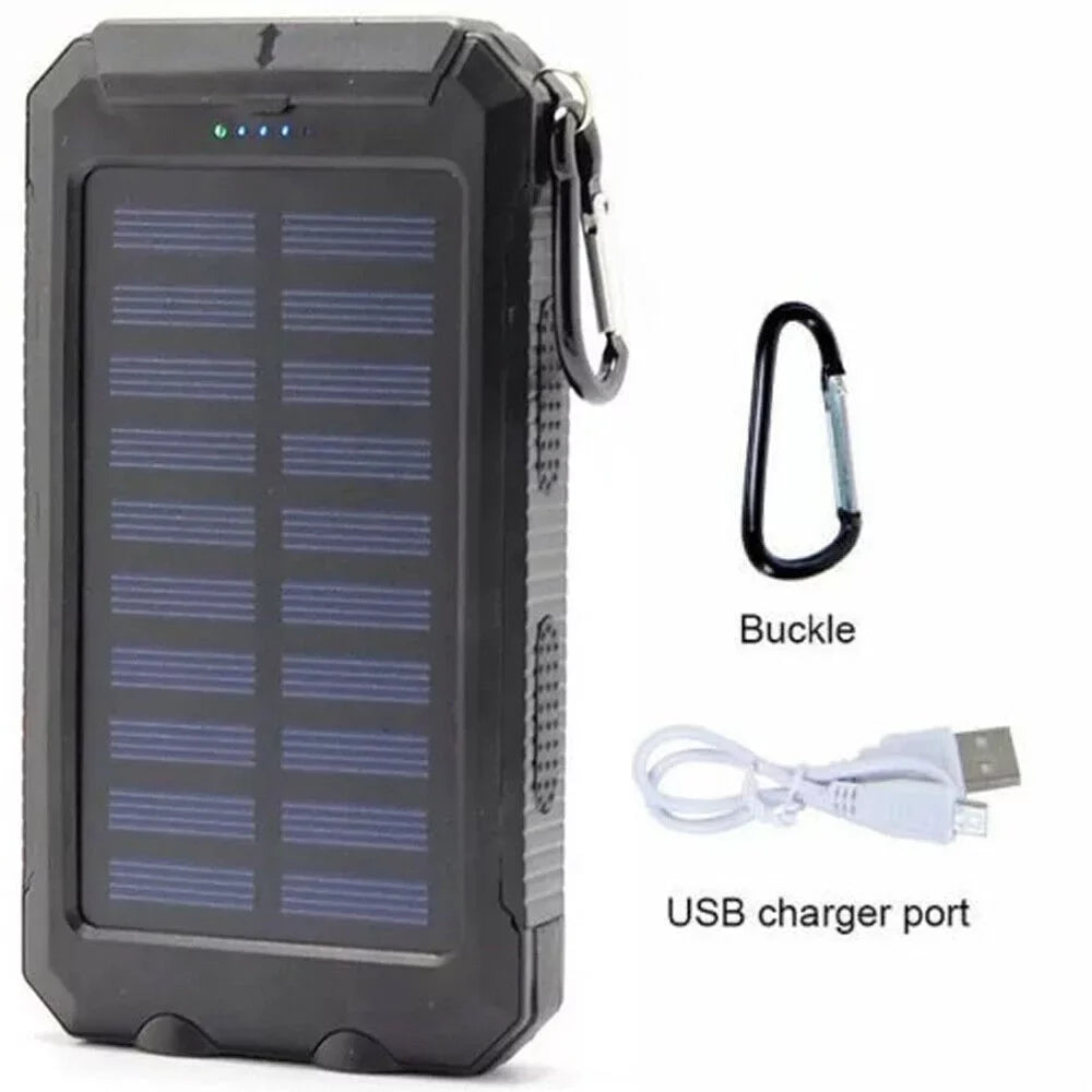 External Phone LED Charger Power Cell Battery Bank Dual USB for Solar 500000mAh