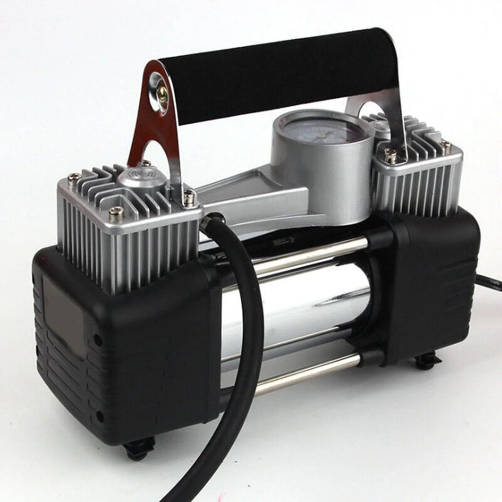 Quick Inflation Portable Compressor 12V Pump Jahy2Tech Assistance 280W Roadside Electric Black Air