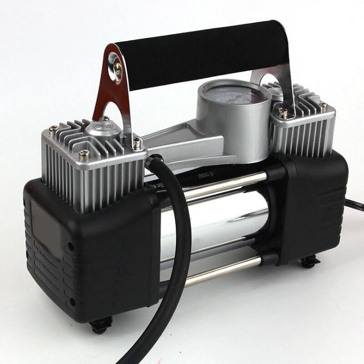 Quick Inflation Portable Compressor 12V Pump Jahy2Tech Assistance 280W Roadside Electric Black Air