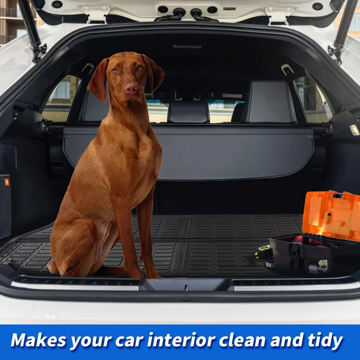 Tray 2023 2022-2024 Honda All fit Cargo Liner Trunk Cover , 2022 Black Honda Mat Civic Weather Floor for Trunk 2024 Accessory Civic Cargo Rear Rear