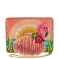 Handbag Bag Frances Multi New Flamingo Mary Crossbody Tropics Beaded Pink