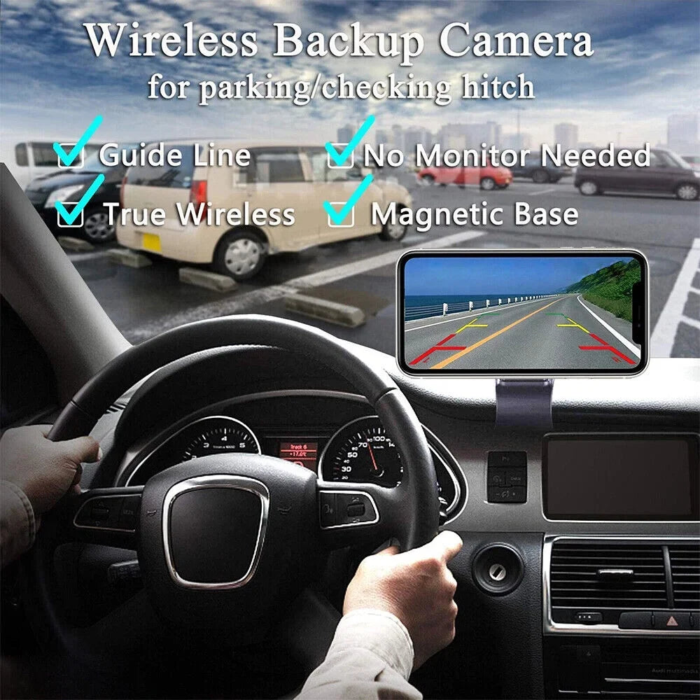 9600mAh for Ideal Wireless Battery, WiFi Front/Rear Magnetic JahyElec View Camera, Backup Mount,