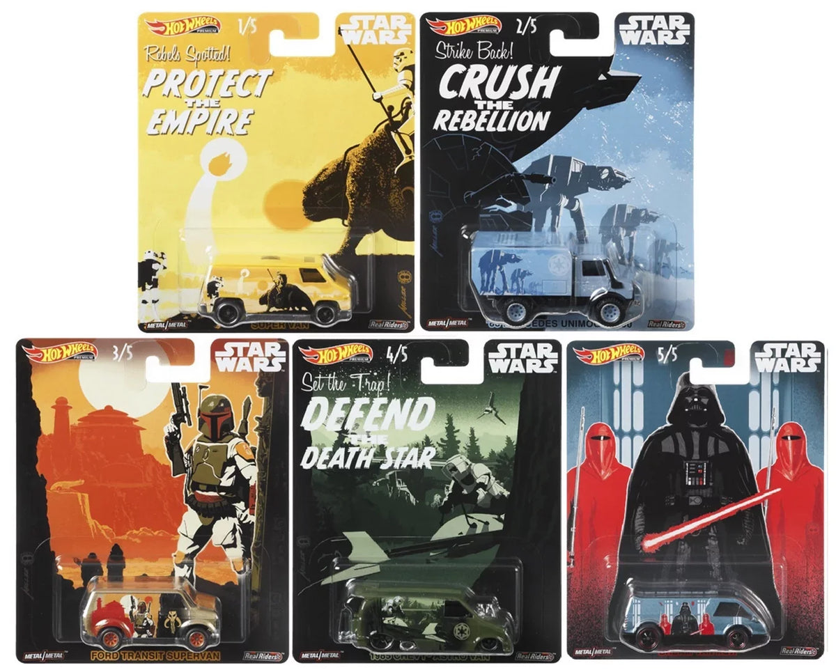 Pop DLB45-946D Scale Hot Culture Set Premium Diecast Wheels Adult 1/64 Series of Wars 5, Collectible 2019 Star Cars Model