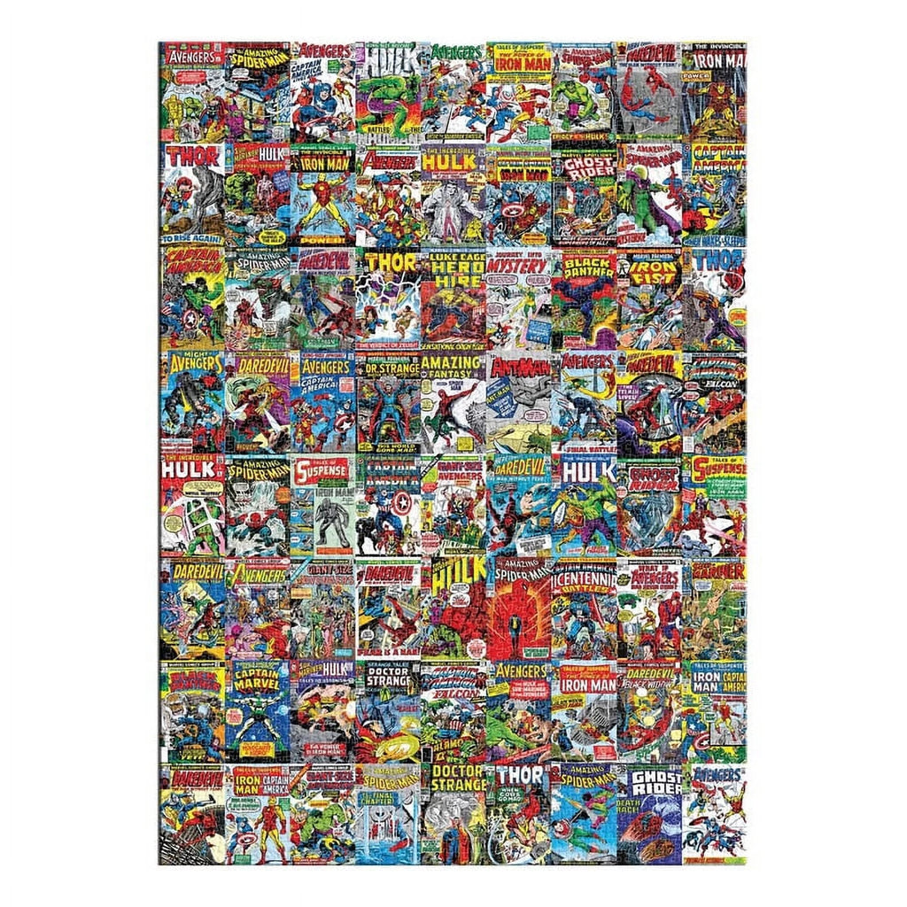 | Exclusive Covers 3000-Piece Puzzle Jigsaw Comics Toynk Superheroes Marvel
