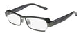 SAGE MENS FULL-RIM EYEGLASSES/SPECTACLES TRANSPARENT 55-16-0 COMFORT NEW DEMO DESIGNER LARY'S / LENSES HARRY FLEXIBLE HINGES ULTIMATE GRAY SPECIAL LEGACY FRAME
