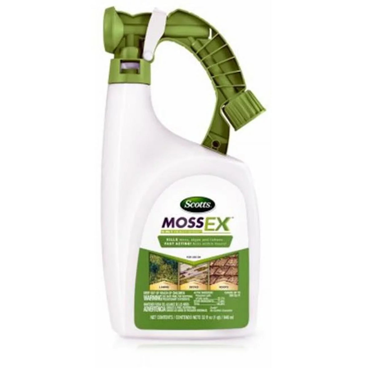 Ortho Moss, & Quantity 32-oz. - Spray Lichens 3300210 Algae Killer, MossEx 12